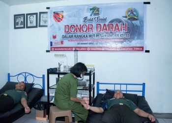 Songsong HUT ke-72 Penerangan AD, Pendam Pattimura Gelar Donor Darah