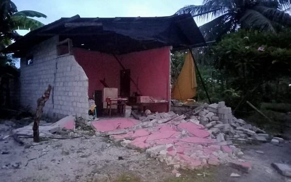 Sejumlah Rumah Warga KKT Rusak Akibat Gempa M7,5
