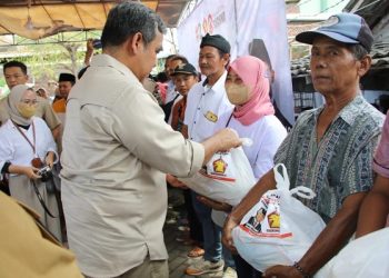 Partai Gerindra Salurkan 15 Ribu Paket Sembako ke Korban Banjir di Wilayah Jawa Tengah