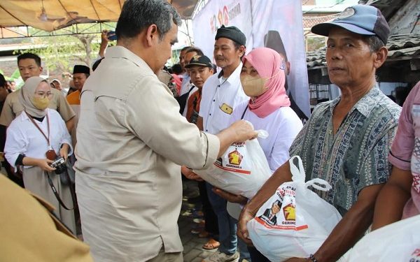 Partai Gerindra Salurkan 15 Ribu Paket Sembako ke Korban Banjir di Wilayah Jawa Tengah