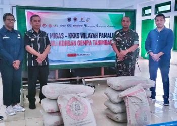 SKK Migas dan KKKS Wilayah Papua dan Maluku Berikan Bantuan Kepada KKT Pasca Gempa
