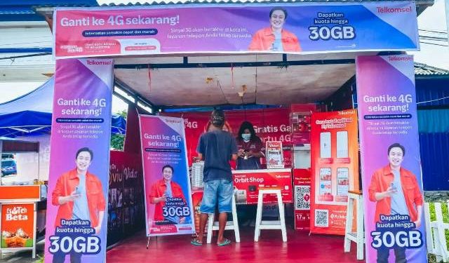 3G Dinonaktifkan, Telkomsel Himbau Warga Alihkan Layanan ke 4G
