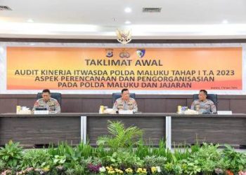 Taklimat Awal Audit Kinerja Itwasda Polda Maluku Digelar