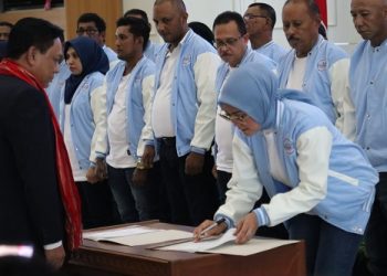 Widya Pratiwi Murad Resmi Jabat Ketum PBVSI Maluku