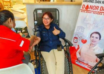 Peduli Sesama, DWP Kota Ambon Gelar Donor Darah
