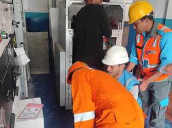 PLN UP3 dan ULP Masohi Lakukan Pemeliharaan Rutin Gardu Hubung