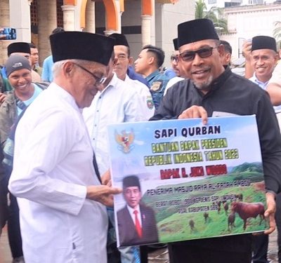 Sapi Bantuan Presiden Diserahkan Gubernur Maluku di Al-Fatah