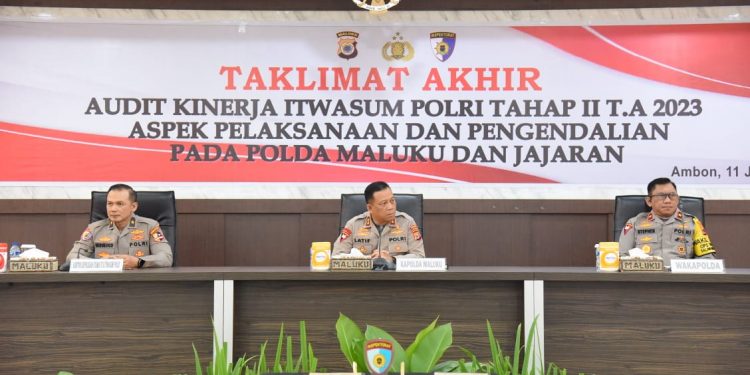 Pimpin Taklimat Akhir Audit Kinerja Itwasum Polri, Ini Pesan Kapolda