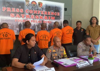 Lima orang Ditetapkan Tersangka Dalam Kasus Jatuhnya Kontainer B3 di Pelabuhan Namlea