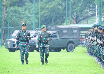 Pangdam Lepaskan 147 Personil Satgas Pamputer Maluku XXVI 2023