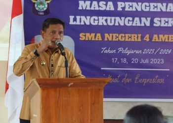 Hadiri MPLS SMAN 4, PJ Walikota: Saya Bangga Jadi Alumni SMAN 4 Ambon