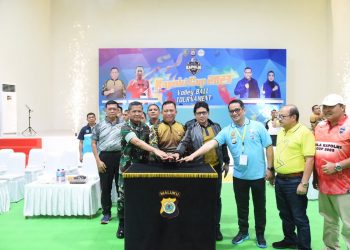 Volley Ball Tournamen Kapolri Cup 2023 Zona 7 Resmi Digelar di Ambon
