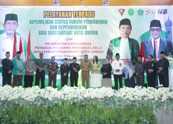 100 Pasutri di Ambon Difasilitasi Nikah Gratis