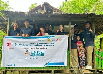 Jalankan Program LUTD, PLN UIW MMU Ikut Semarakkan Penyalaan Serentak Listrik Gratis