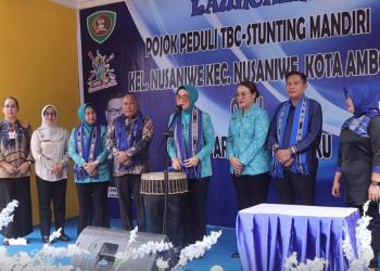 Duta Stunting Provinsi Maluku Launching Pojok Peduli TBC Stunting