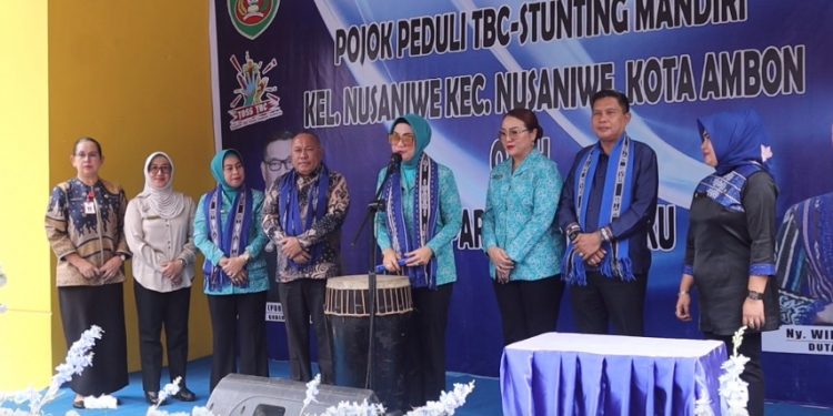 Duta Stunting Provinsi Maluku Launching Pojok Peduli TBC Stunting
