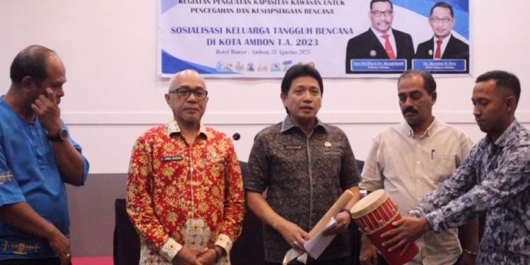 BNPB Maluku Gelar Sosialisasi Keluarga Bencana Tangguh