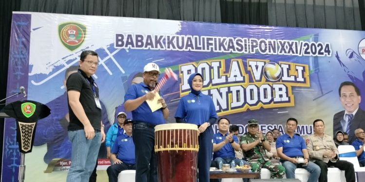 BK PON XXI/2024 Bola Voli Indoor Indonesia Timur Resmi Dibuka