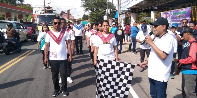 Jemaat GPM Halong Gelar Lomba Baris Indah, Diikuti 68 Peserta