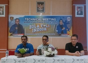Besok, Babak Kualifikasi PON XXI 2024 Bola Voli Indoor Wilayah Timur Digelar di Ambon