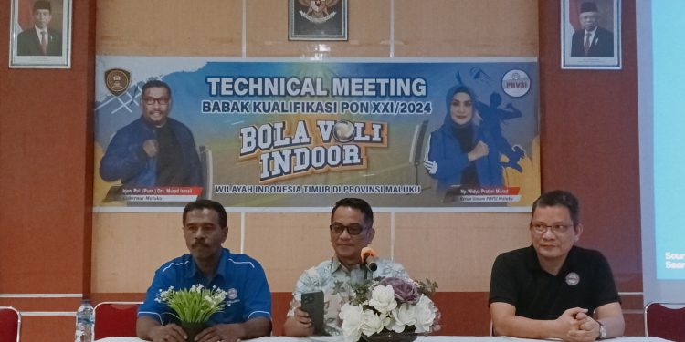 Besok, Babak Kualifikasi PON XXI 2024 Bola Voli Indoor Wilayah Timur Digelar di Ambon