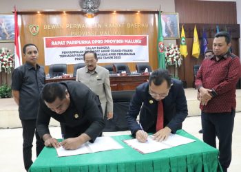 DPRD Maluku Setujui Ranperda APBD Perubahan Tahun Anggaran 2023