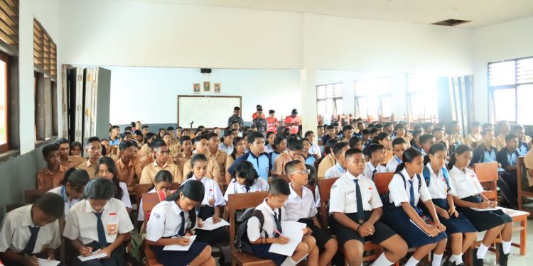 Lantamal IX Gelar Sosialisasi Rekrutmen Calon Prajurit TNI AL di Wilayah 3T Maluku