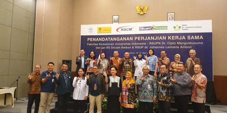 FK UI-RSCM Lakukan PKS dengan RS Siloam & RSUP Ambon