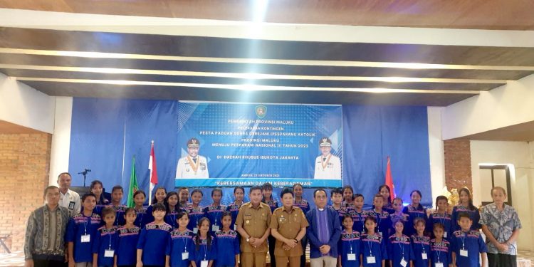 250 Kontingen Pesparani Nasional III Provinsi Maluku Dilepas