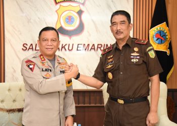 Kapolda Terima Kunjungan Kajati Maluku