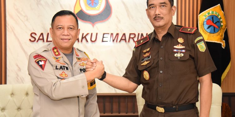 Kapolda Terima Kunjungan Kajati Maluku