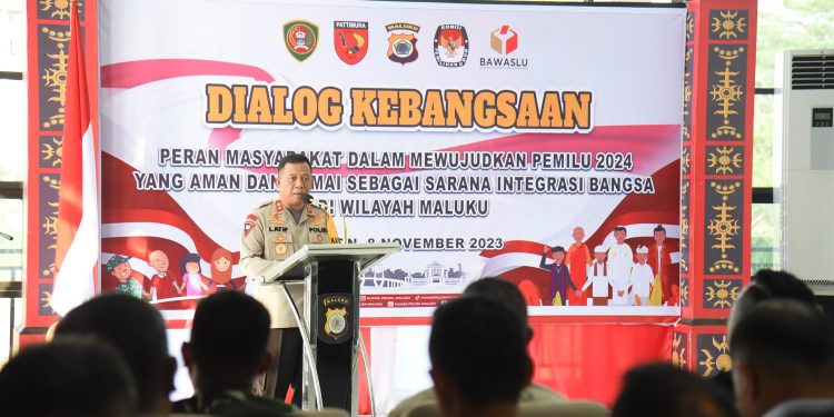 Melalui Dialog Kebangsaan, Kapolda Maluku Harap Pemilu Berjalan Dengan Damai