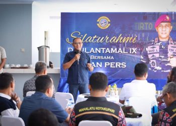 Danlantamal IX Ambon Gelar Silahturahmi Bersama Wartawan