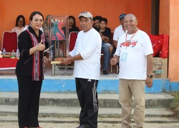 41 Regu, Ramaikan Lomba Senam Kreasi Piala Bergilir Ketua KORMI Ambon