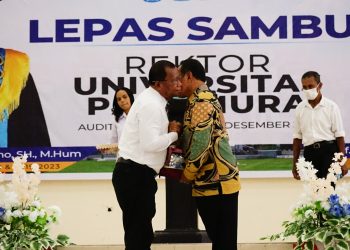 Lepas Sambut Rektor Unpatti, Ini Pesan Sekda Maluku