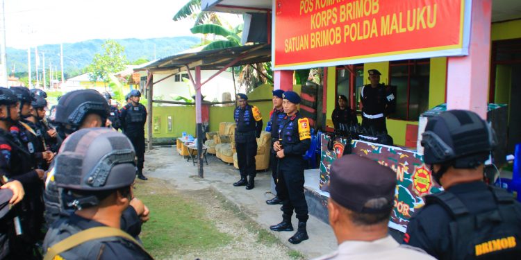 Cek Posko Satgas, Danpas Brimob 3 Sambangi Maluku dan Papua