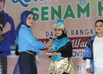 Lomba Senam Kreasi Sambut HUT DWP ke-42, Widya: Bangun Kebersamaan dan Kekompakan