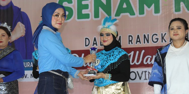 Lomba Senam Kreasi Sambut HUT DWP ke-42, Widya: Bangun Kebersamaan dan Kekompakan