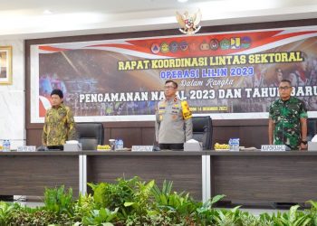 Polda Maluku Gelar Rakor Lintas Sektoral Operasi Lilin Pengamanan Nataru
