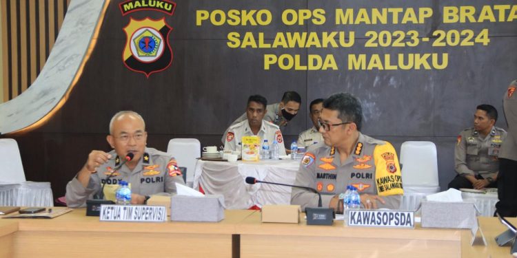 Pastikan Kesiapan OMB Salawaku 2024, Tim Supervisi Mabes Polri Kunjungi Polda Maluku