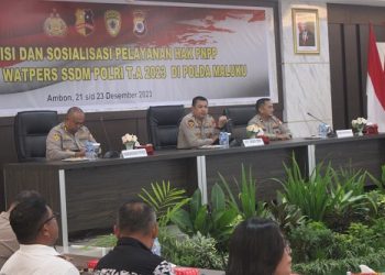 Tim Supervisi dari SSDM Polri Kunjungi Polda Maluku