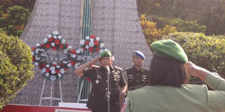 Pangdam Pattimura Irup Peringatan Perjuangan Christina Tijahahu