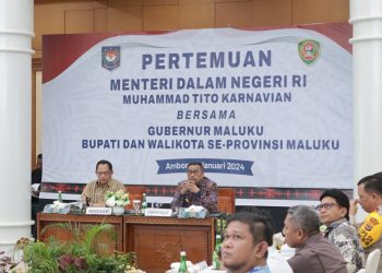Mendagri Pimpin Rakor Kepala Daerah se-Provinsi Maluku Tahun 2024