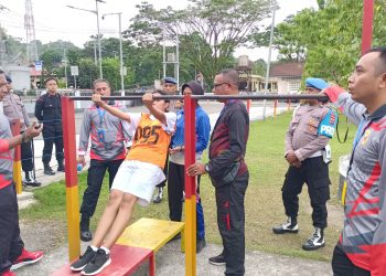 7 Casis SIPSS Panda Polda Maluku Jalani Tes Kesemaptaan Jasmani
