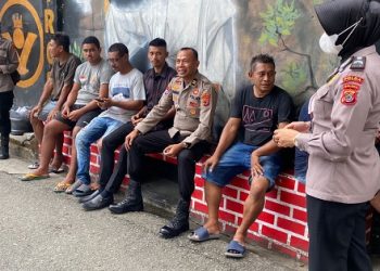 Jelang Pemilu, Polda Maluku Gencar Temui Warga Sosialisasi Kamtibmas