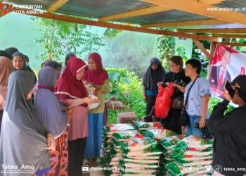 Pemkot Ambon Kembali Gelar Operasi Pasar di Hative Kecil