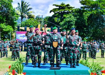 Siap Amankan dan Sukseskan Pemilu 2024, Jajaran TNI Gelar Apel Pasukan