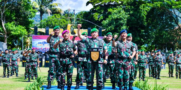 Siap Amankan dan Sukseskan Pemilu 2024, Jajaran TNI Gelar Apel Pasukan