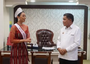Perwakilan Putri Indonesia Maluku 2024 Sambangi Kantor Balai Kota Ambon