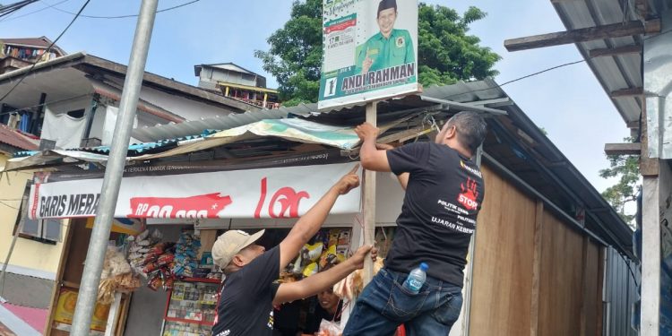 Memasuki Masa Tenang, Sejumlah APK di Ambon Dicopot